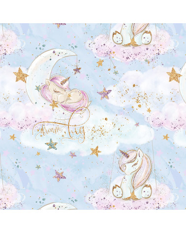 Baby unicorn 14 Stoff