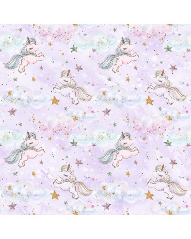 Fabric "Baby unicorn 4"