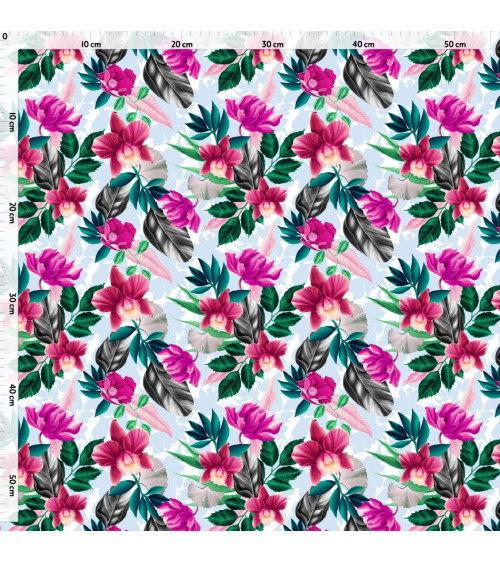 Polyester "Monster mit Blumen"