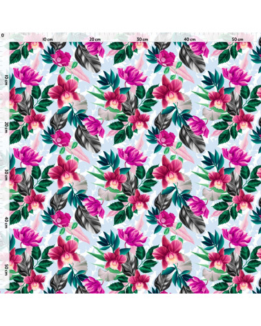 Polyester "Monster mit Blumen"