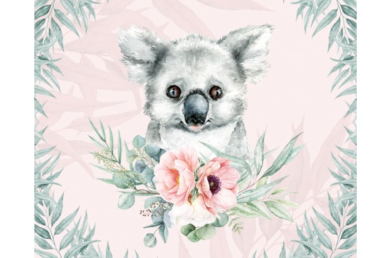 "Koala 2 girl"- panel eko skóra