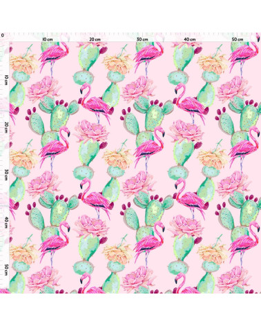 Cactus & flamingo 1