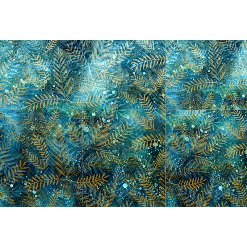 Panel for sleeping bag - Winter leafs