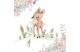 Deer and flowers 1