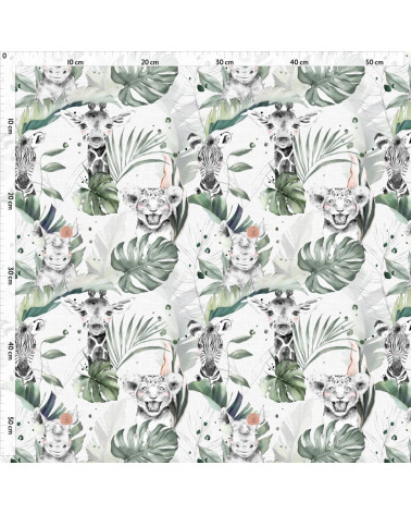 Safari babies girl fabric