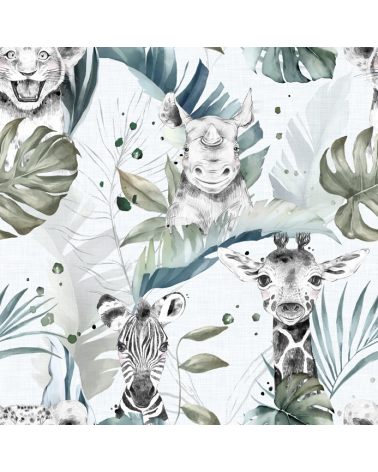 Safari babies boy fabric