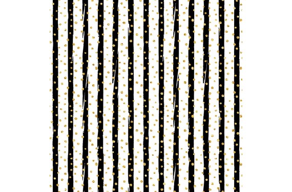 Polyester "Black stripes"