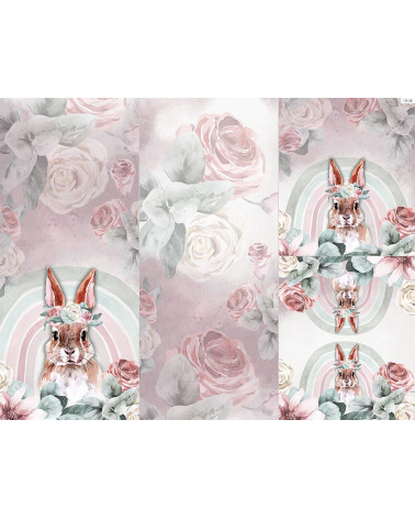 Panel na śpiworek  Animal rainbow 2