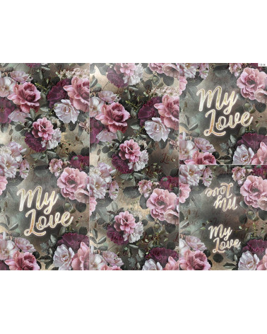 Panel for sleeping bag My love 1