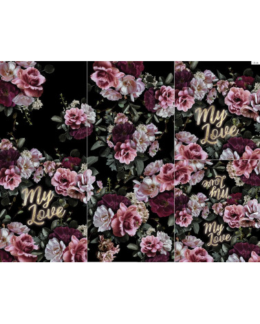 Panel for sleeping bag My love 2