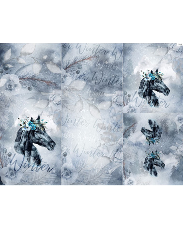 Panel for sleeping bag - Winter forest 4