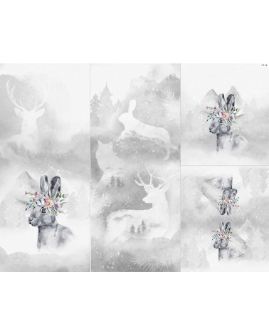 Panel na śpiworek - Winter forest 17