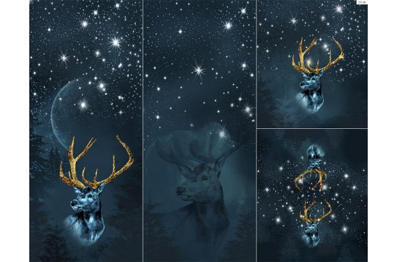 Panel na śpiworek - Winter forest 18