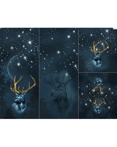 Panel for sleeping bag - Winter forest 18