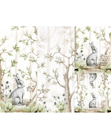 POLYESTER PANEL FÜR Schlafsack TROLLEY -Wild rabbit 1