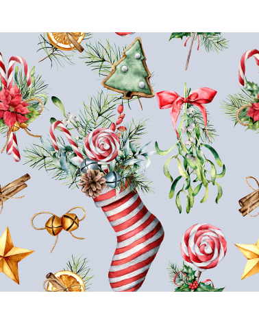 Christmas socks blue