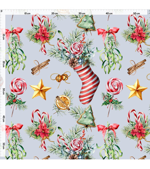 Christmas socks blue