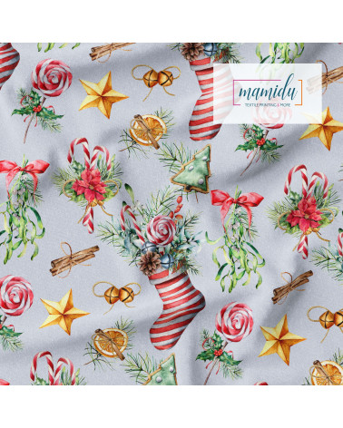 Christmas socks blue