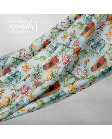 Christmas blue sweets