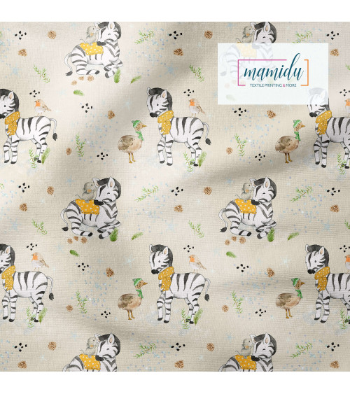 Little zebra 2 tkanina