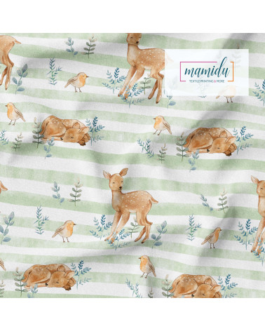 Younger deer tkanina