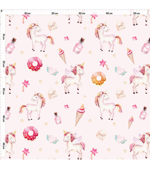 Sweet unicorn 8 tkanina