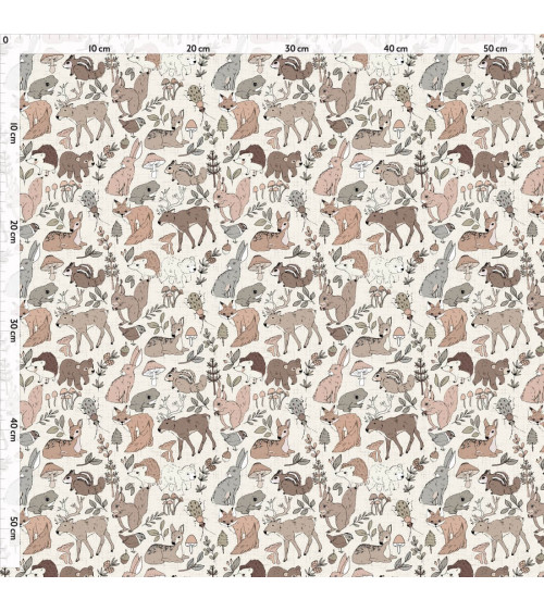 Ink forest 1 tkanina