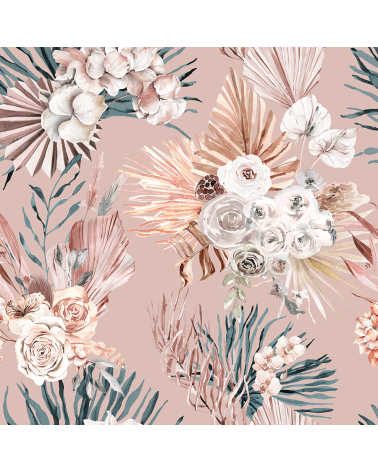 Carmel flowers 3 tkanina