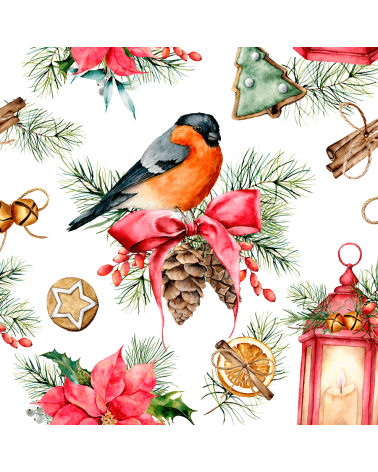 Bullfinch christmas white