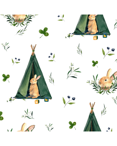 Blueberry forest 1 tkanina