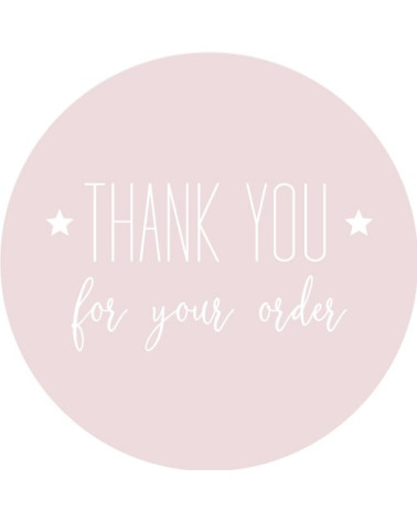 Naklejki na paczki "Thank You 1"