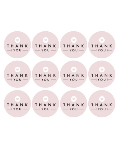 Naklejki na paczki "Thank You 5"