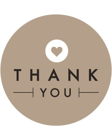 Naklejki na paczki "Thank You 6"