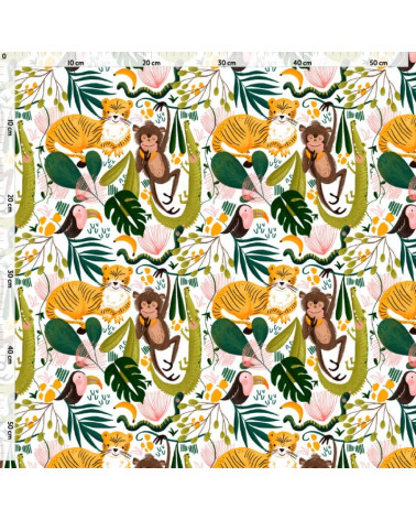 Baby Jungle 1 tkanina