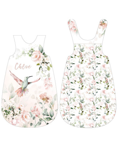 Blende für Schlafsack-  Pink hummingbirds