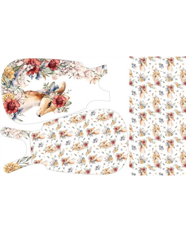 Panel for Sleeping bag- Forest deer