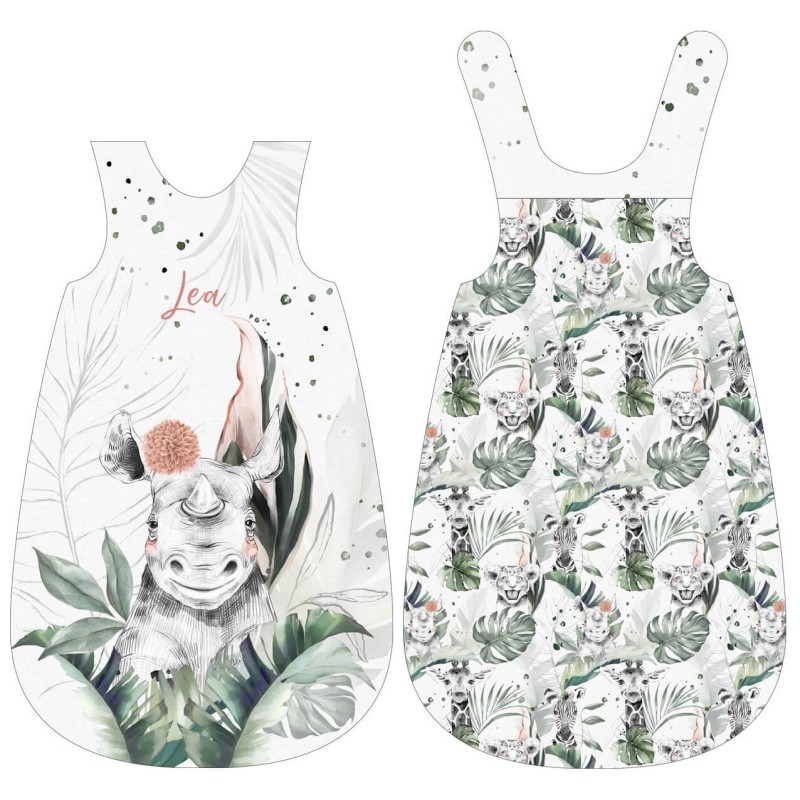 Panel na śpiworek do spania - Safari babies girl 2