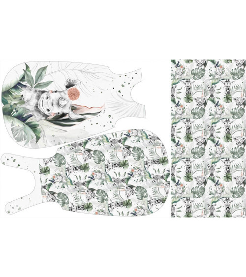 Blende für Schlafsack-Safari babies girl 2