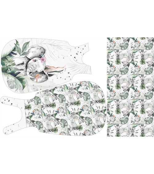 Blende für Schlafsack-Safari babies girl 3