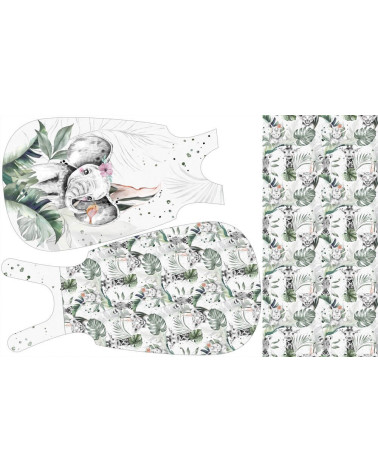 Blende für Schlafsack-Safari babies girl 3