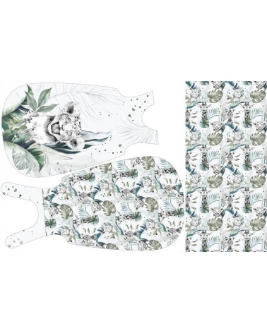 Panel for Sleeping bag- Safari babies boy 1