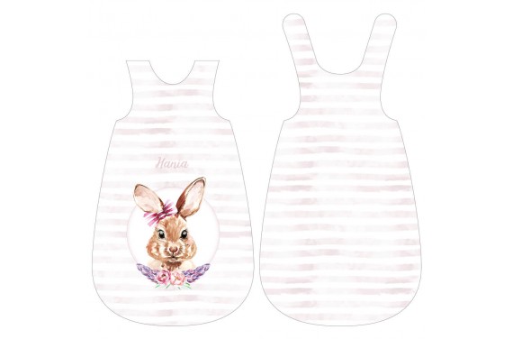 Panel for Sleeping bag- Honey bunny girl