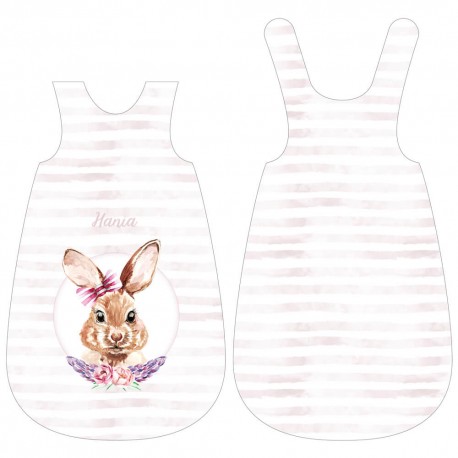 Panel for Sleeping bag- Honey bunny girl