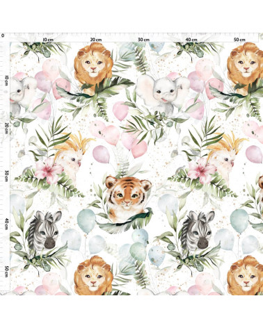 Baby tropic animals 1 tkanina