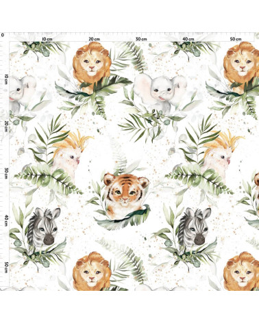 Baby tropic animals 2 tkanina