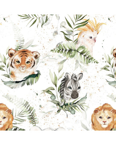 Baby tropic animals 2 tkanina