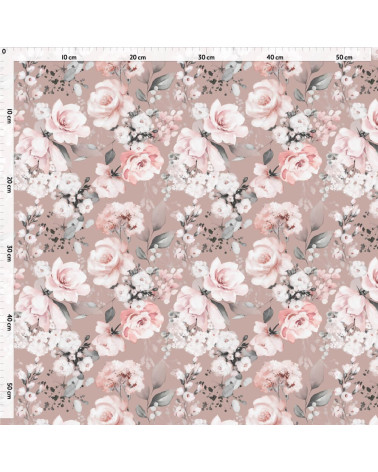 Pink humming birds 3- tkanina