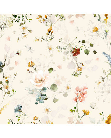 Pastel meadow 2 tkanina