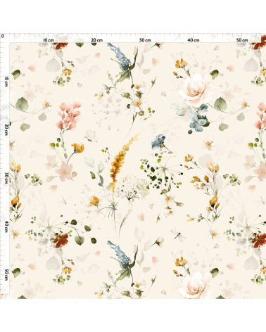 Pastel meadow 2 tkanina