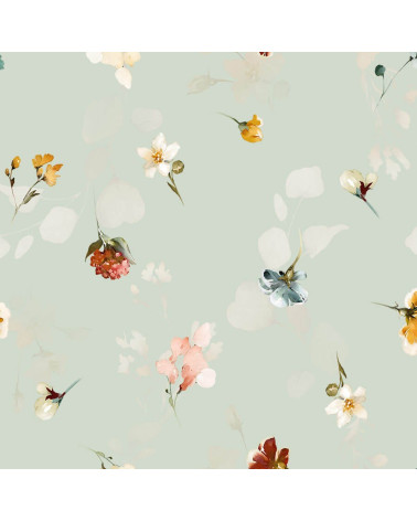 Pastel meadow 5- tkanina